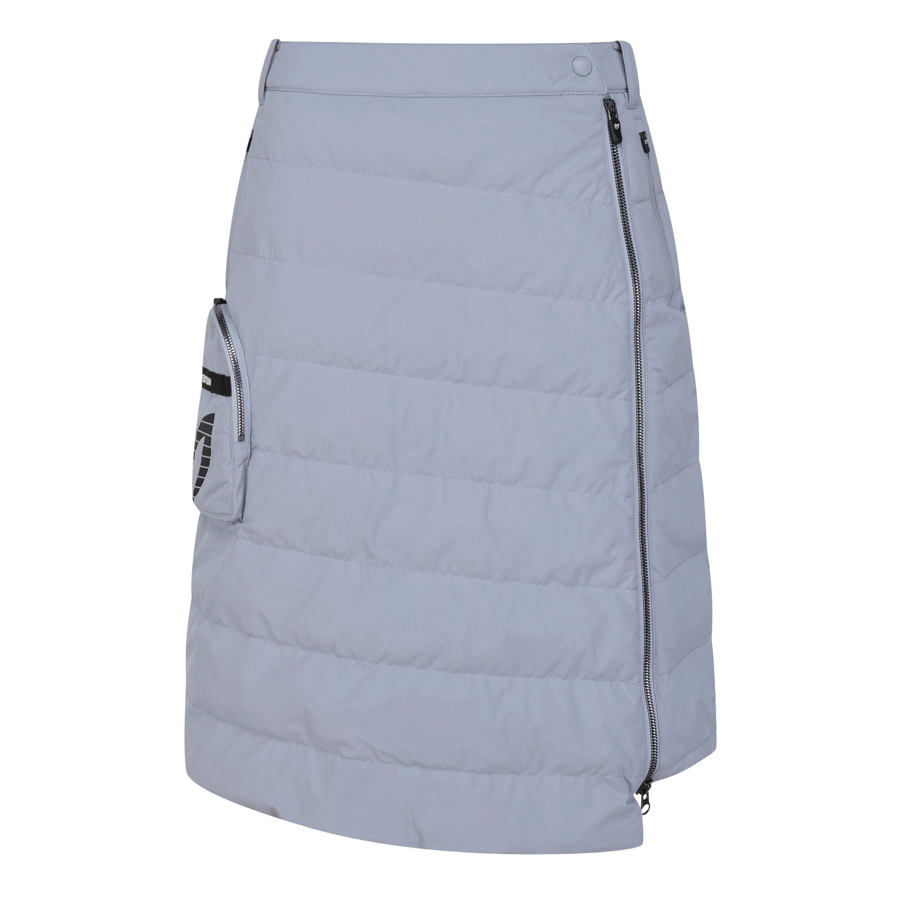 Váy golf nữ dáng thẳng phối túi zip màu xám — ảnh 2
