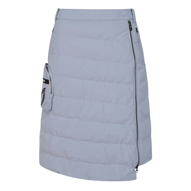 Váy golf nữ dáng thẳng phối túi zip màu xám — ảnh 2