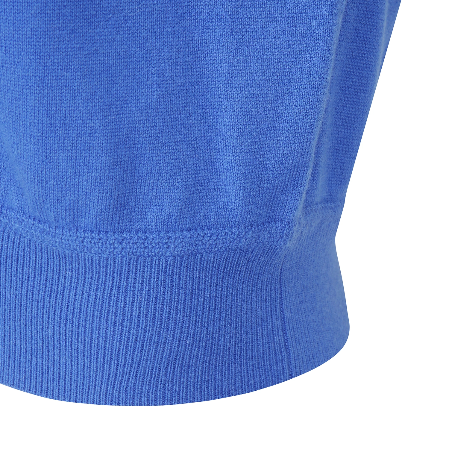 Áo knit golf nữ tay lửng có mũ màu xanh dương — ảnh 6