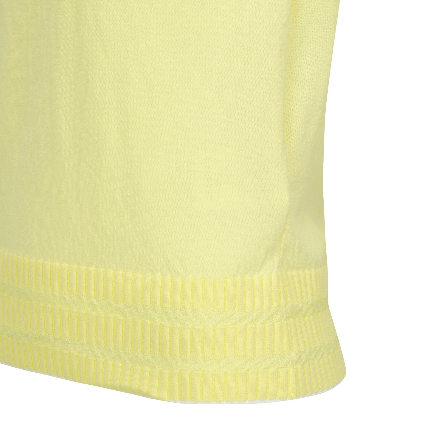 Áo knit golf nữ cổ bẻ tay ngắn màu vàng — ảnh 6