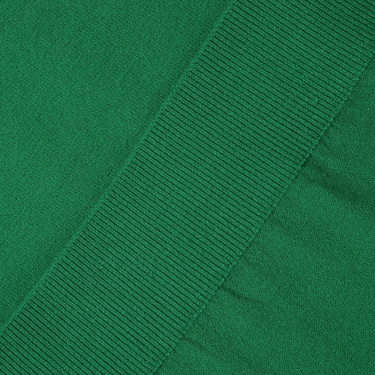 Áo knit golf nữ cổ bẻ tay dài màu xanh lá — ảnh 6