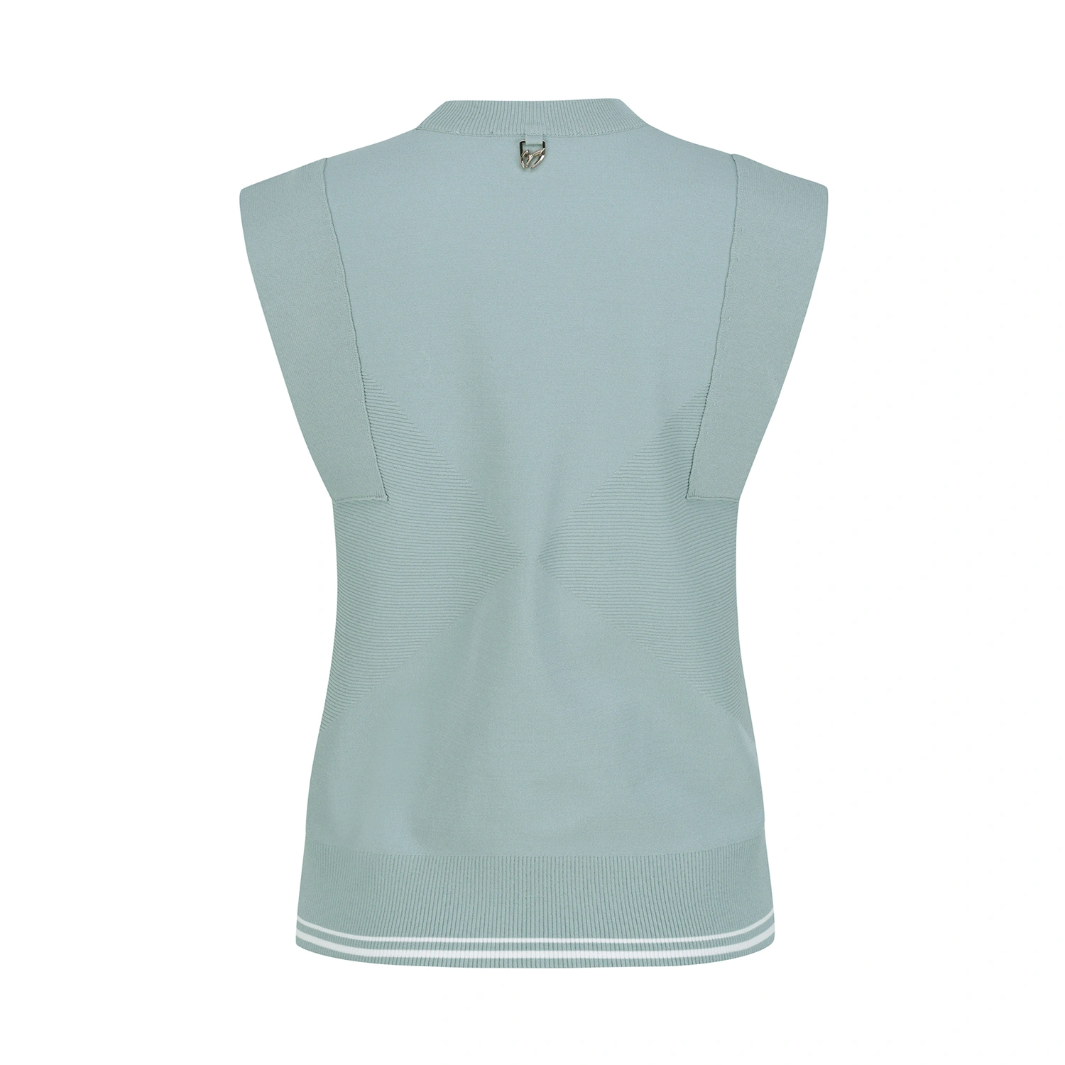 Áo vest golf nữ dáng suông cổ tròn xanh mint — ảnh 2