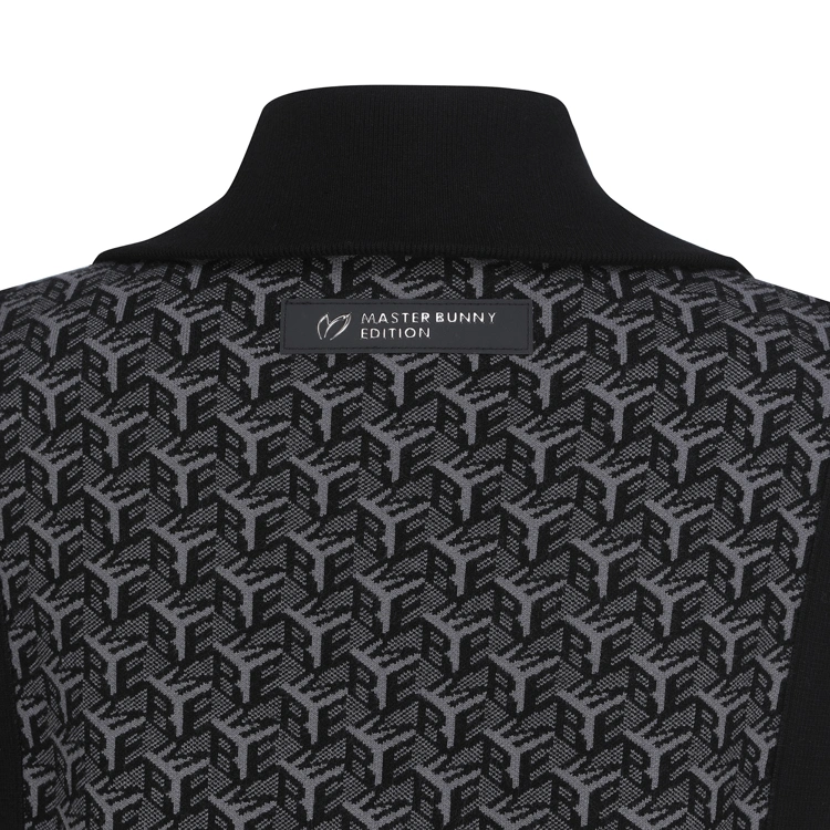Áo vest golf nữ dáng suông cổ cao màu đen — ảnh 5