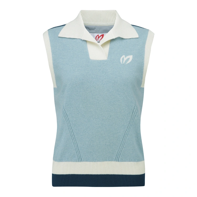 Áo vest golf nữ dáng ôm màu xanh mint — ảnh 2