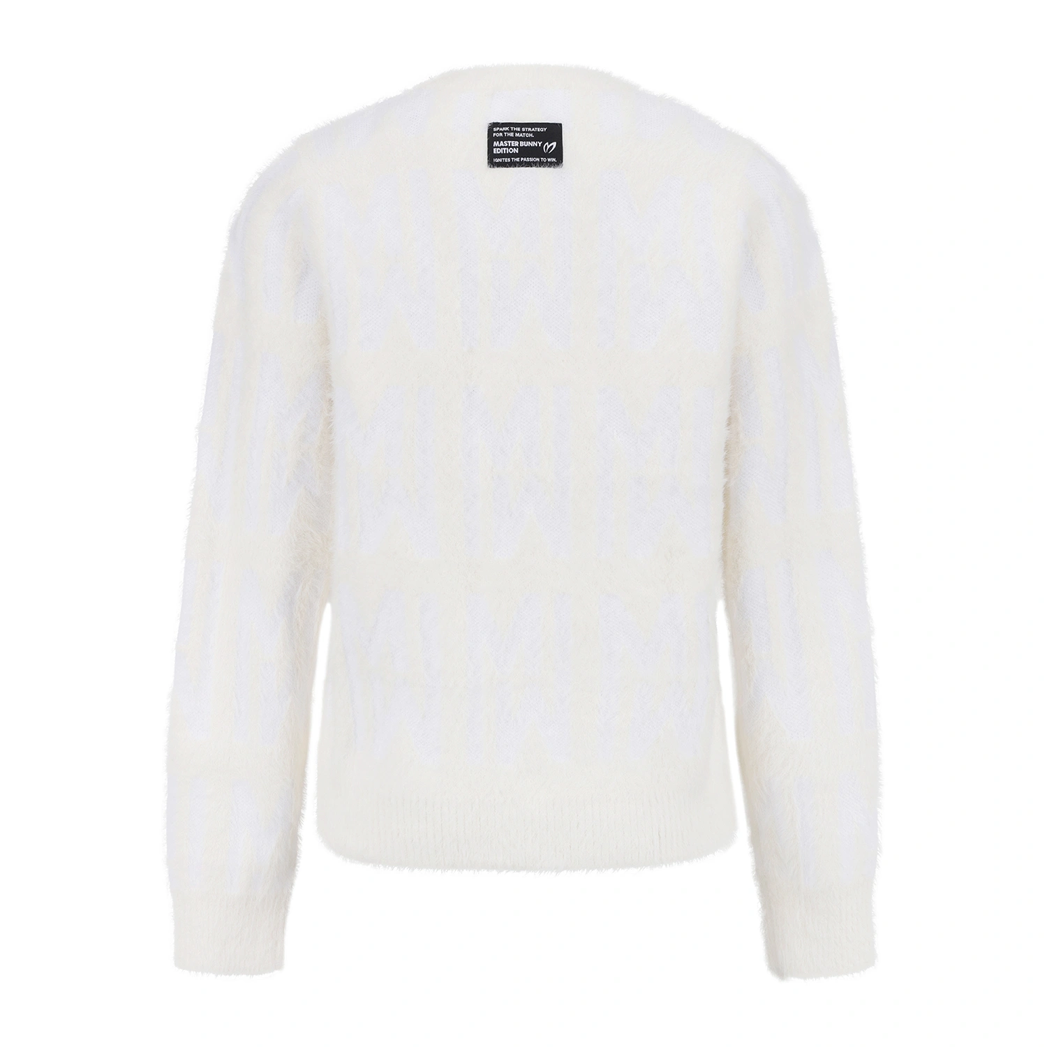 Áo knit golf nữ tay dài màu trắng — ảnh 2