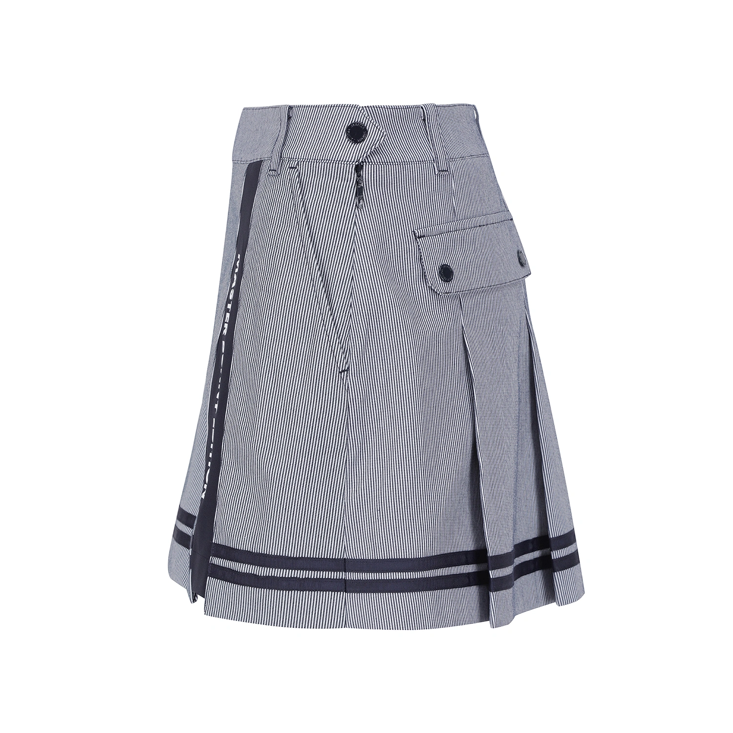 Váy golf nữ sọc nhỏ màu xanh navy — ảnh 3