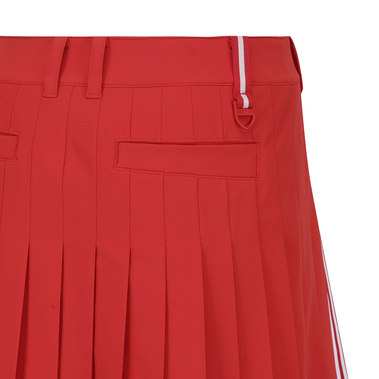 Chân váy golf nữ xếp ly màu đỏ — ảnh 4