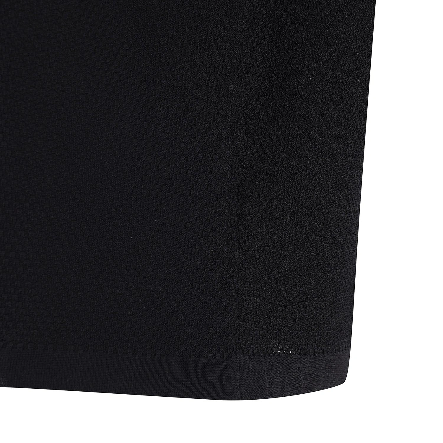 Áo knit golf nữ tay ngắn phối viền trắng đen — ảnh 5