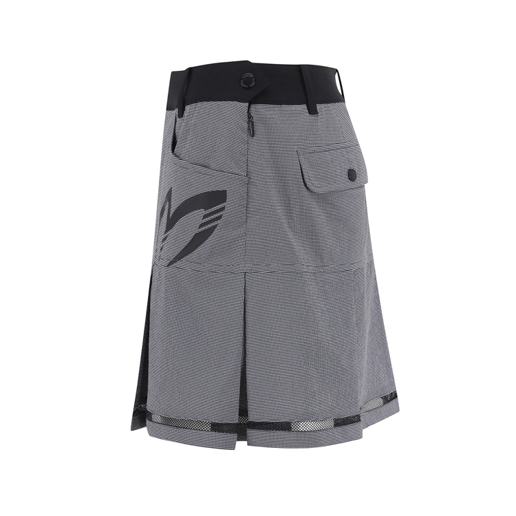 Váy golf nữ xếp ly phối lưới màu đen — ảnh 4
