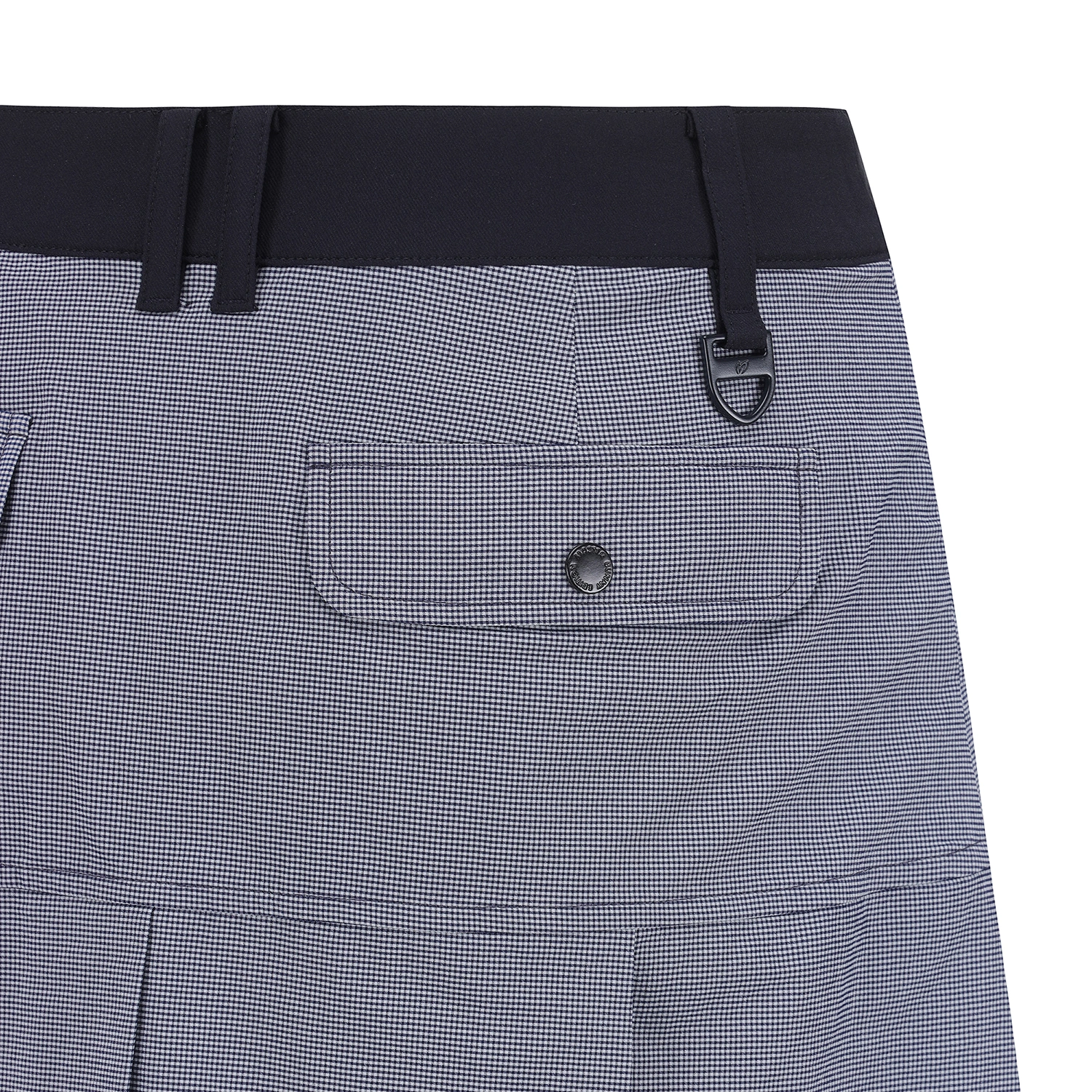 Váy golf nữ xếp ly phối viền đen màu xanh navy — ảnh 4