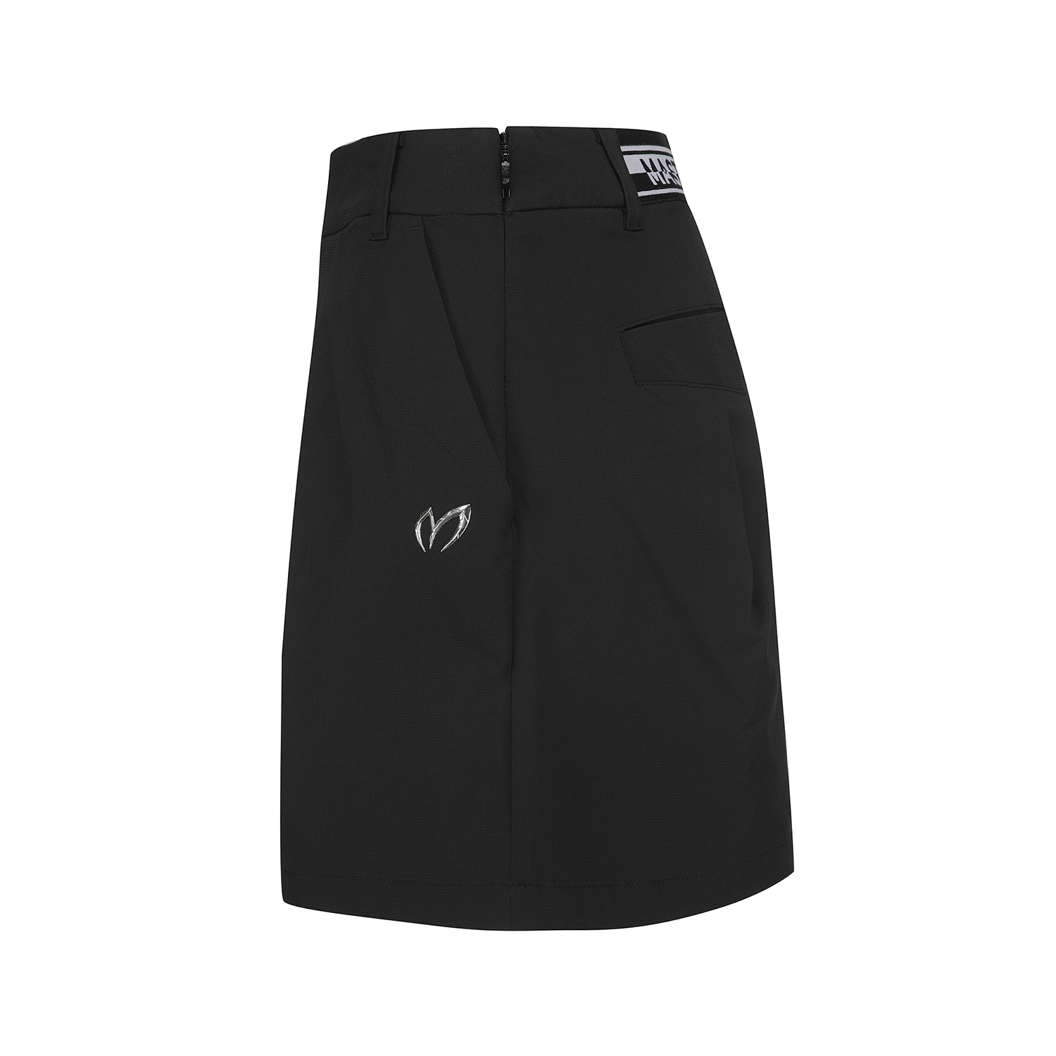 Chân váy golf nữ dáng suông màu đen — ảnh 4