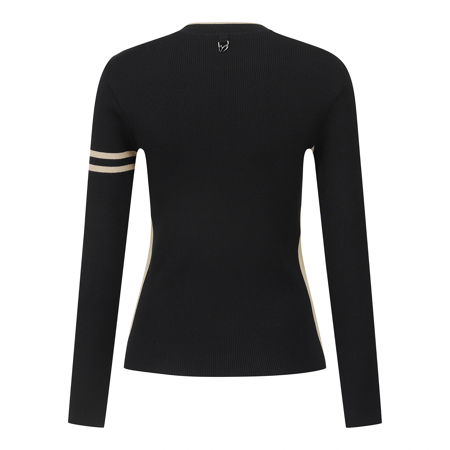 Áo knit golf nữ tay dài logo Master Bunny màu đen — ảnh 2