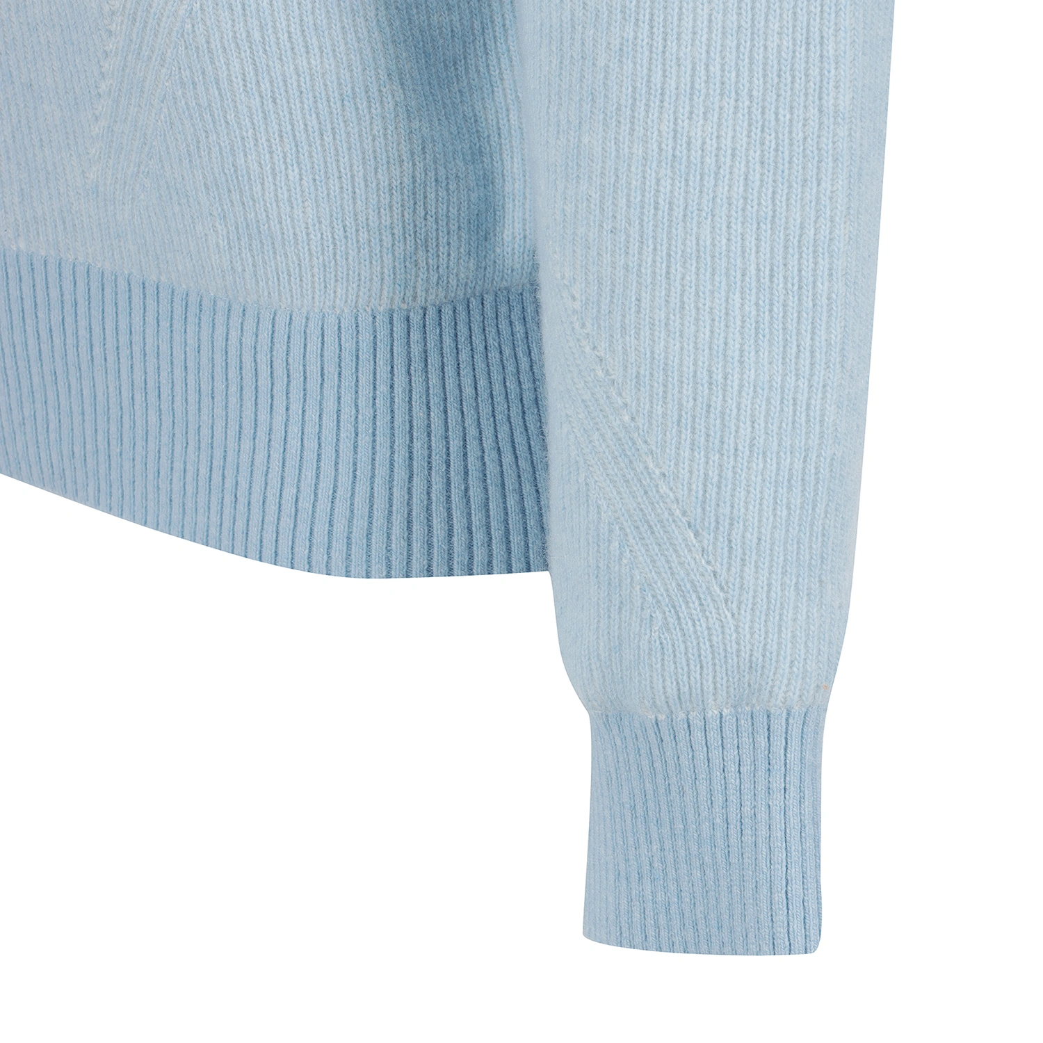 Áo knit golf nữ phối mũ trắng màu xanh dương — ảnh 4