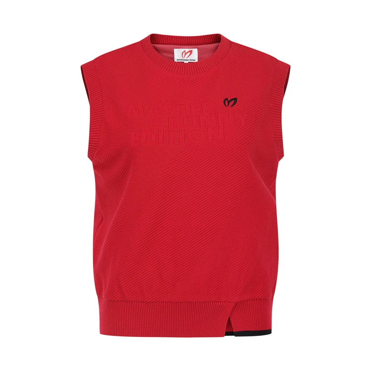 Áo vest golf nữ — Master Bunny Edition (Đỏ) — Master Bunny Edition | Seoul Golf Fashion