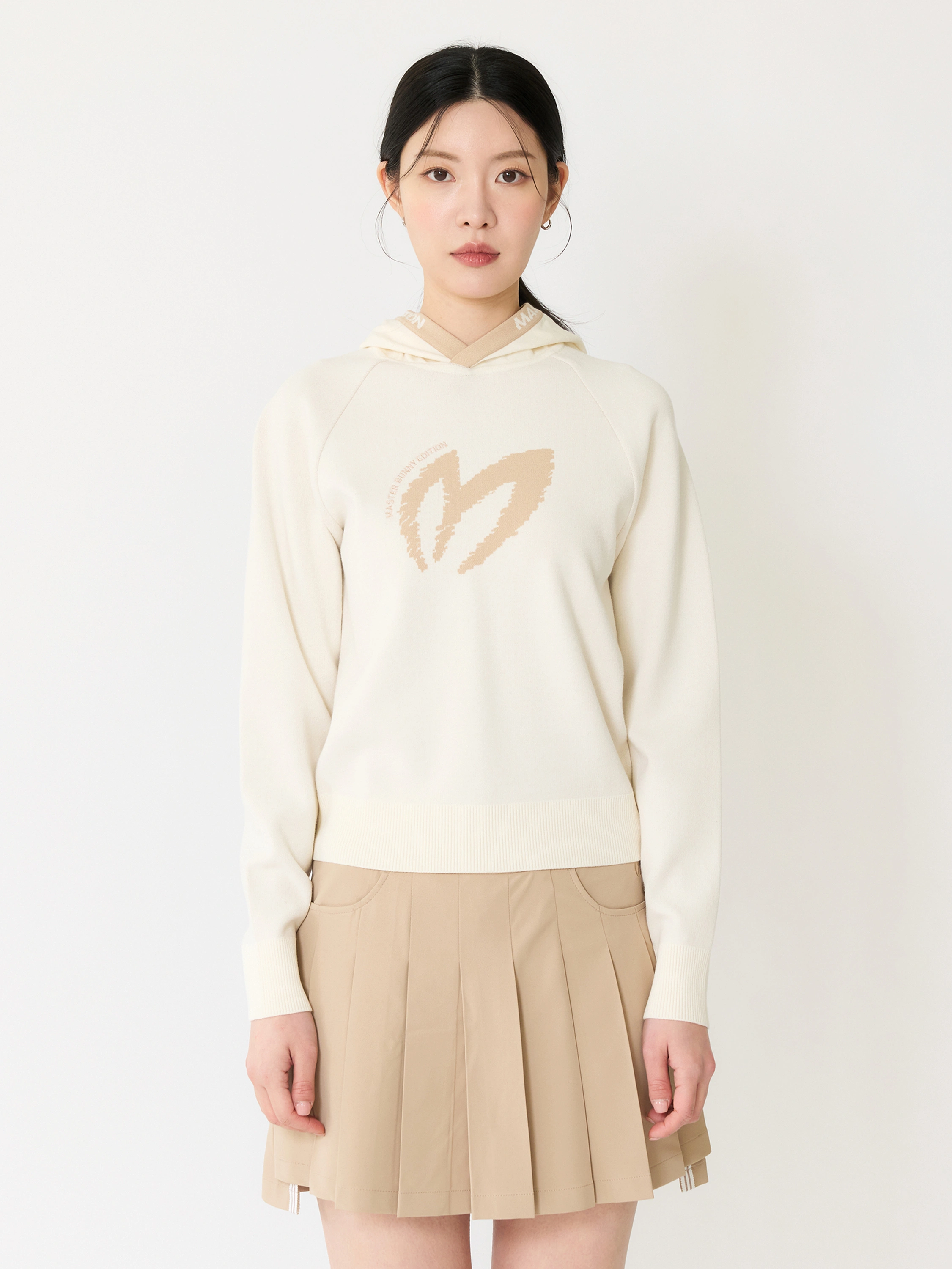 Áo knit golf nữ — Master Bunny Edition (Ngà) — Master Bunny Edition | Seoul Golf Fashion