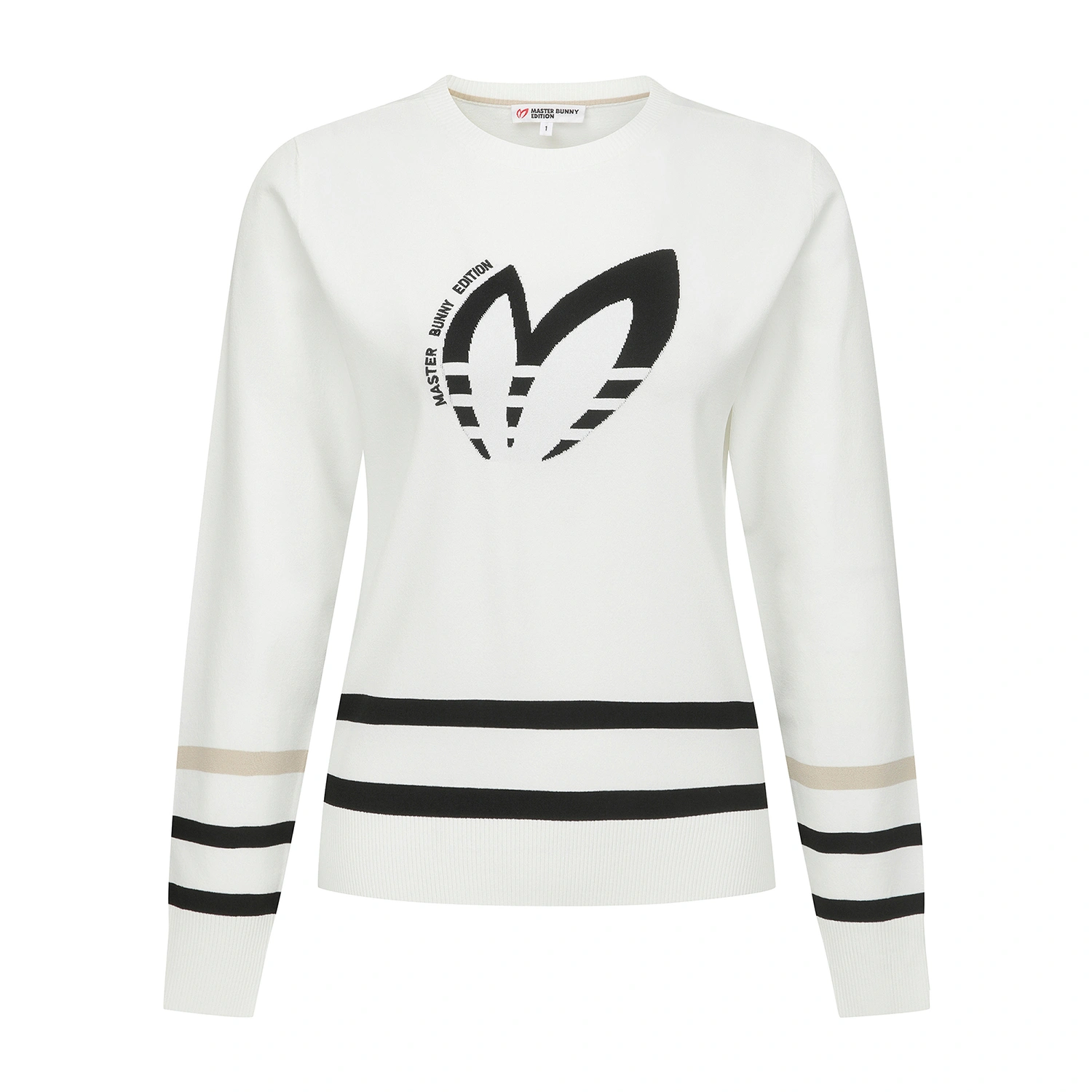 Áo knit golf nữ — Master Bunny Edition (Trắng) — Master Bunny Edition | Seoul Golf Fashion