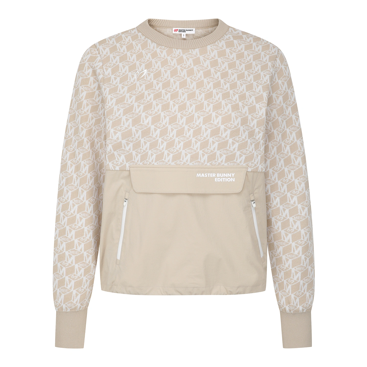 Áo knit golf nữ — Master Bunny Edition (Be) — Master Bunny Edition | Seoul Golf Fashion