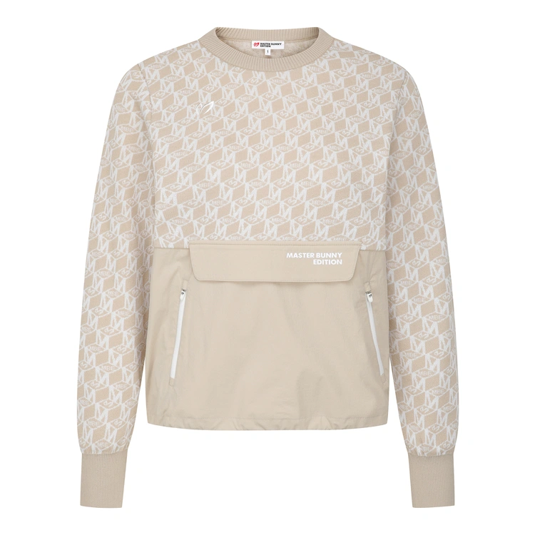 Áo knit golf nữ — Master Bunny Edition (Be) — Master Bunny Edition | Seoul Golf Fashion
