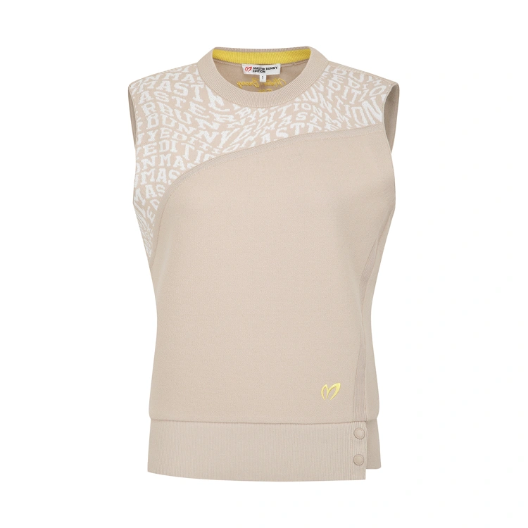 Áo vest golf nữ — Master Bunny Edition (Be) — Master Bunny Edition | Seoul Golf Fashion