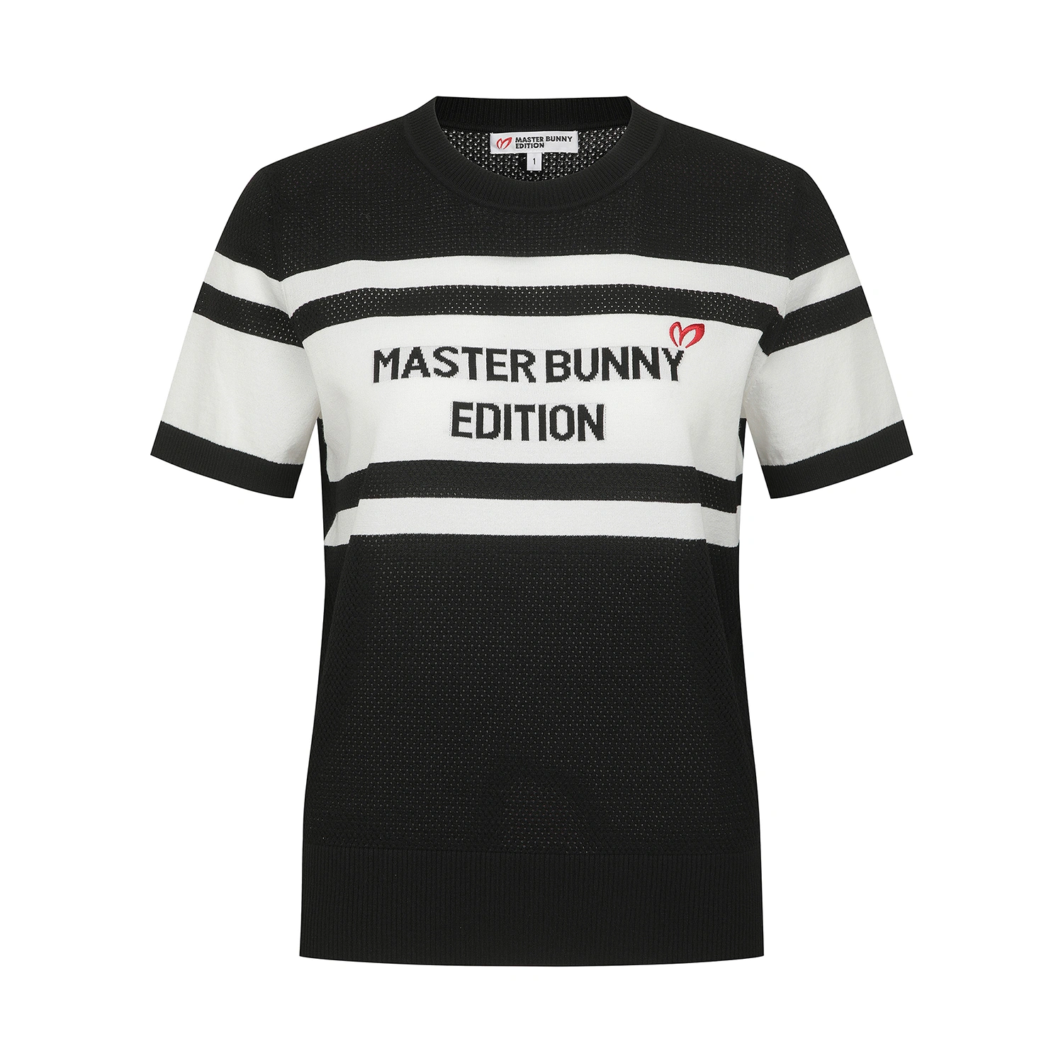 Áo knit golf nữ — Master Bunny Edition (Đen) — Master Bunny Edition | Seoul Golf Fashion