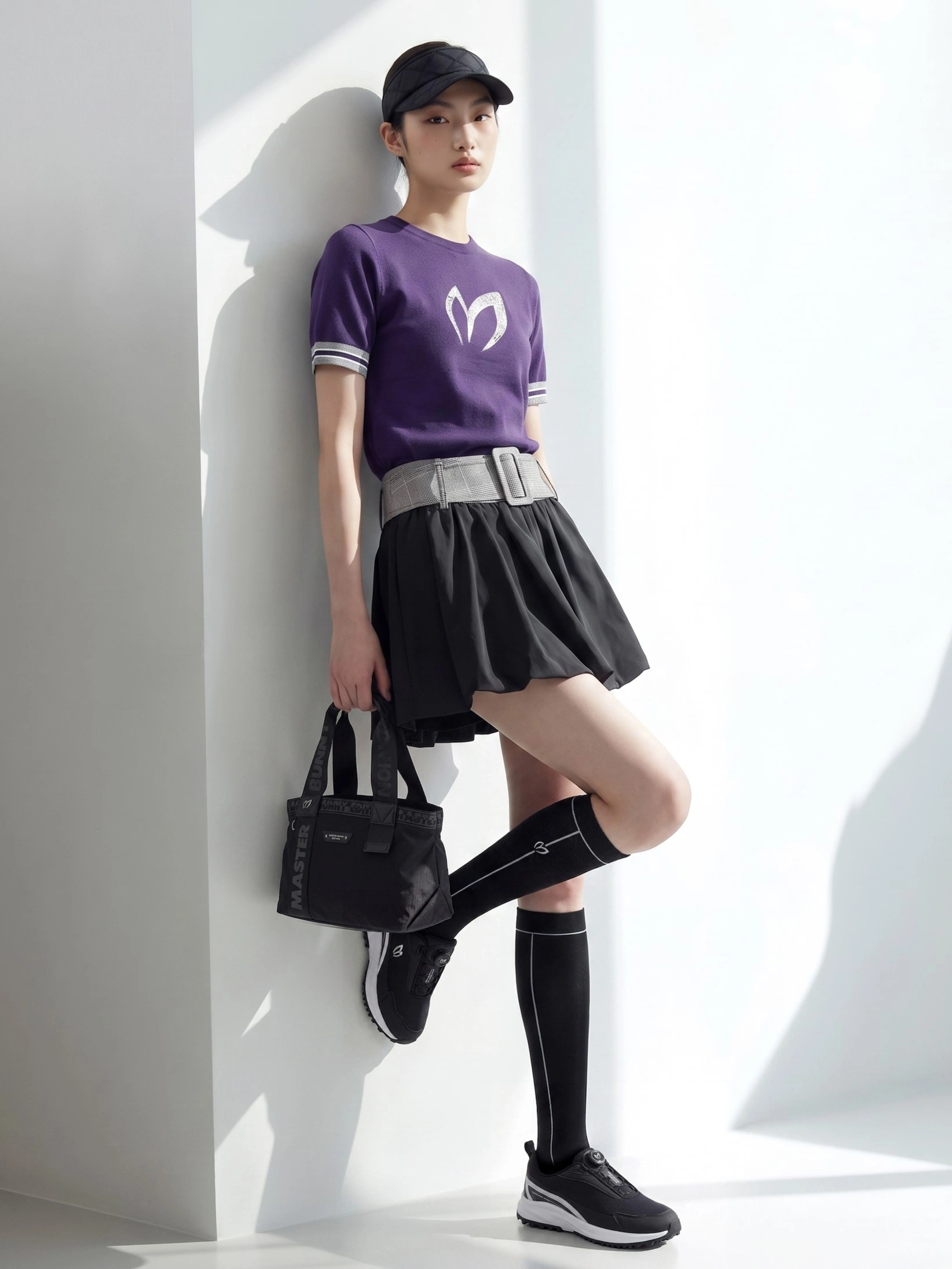 Váy golf nữ — Master Bunny Edition (Đen) — Master Bunny Edition | Seoul Golf Fashion