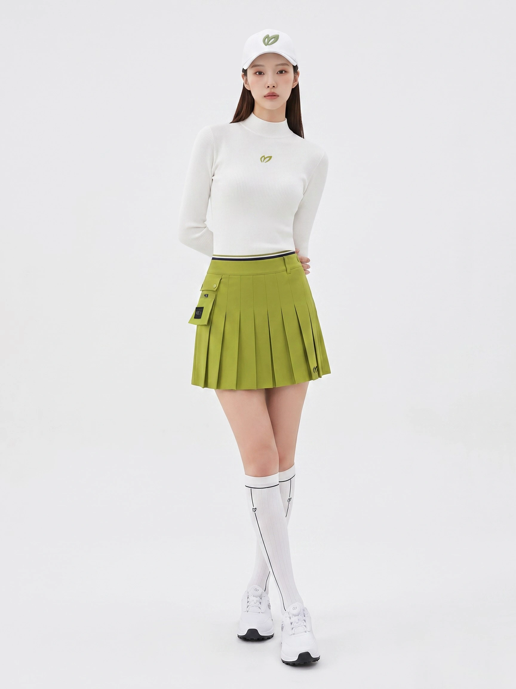 Váy golf nữ — Master Bunny Edition (Xanh lá) — Master Bunny Edition | Seoul Golf Fashion