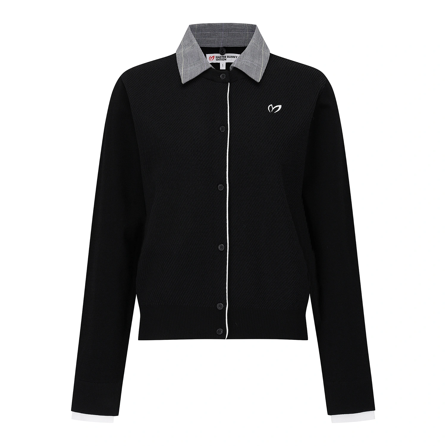 Áo knit golf nữ — Master Bunny Edition (Đen) — Master Bunny Edition | Seoul Golf Fashion