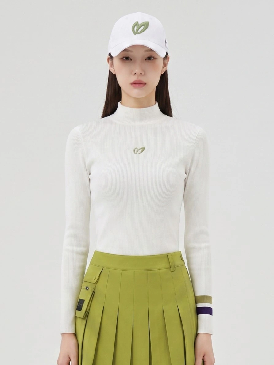 Áo knit golf nữ — Master Bunny Edition (Trắng) — Master Bunny Edition | Seoul Golf Fashion