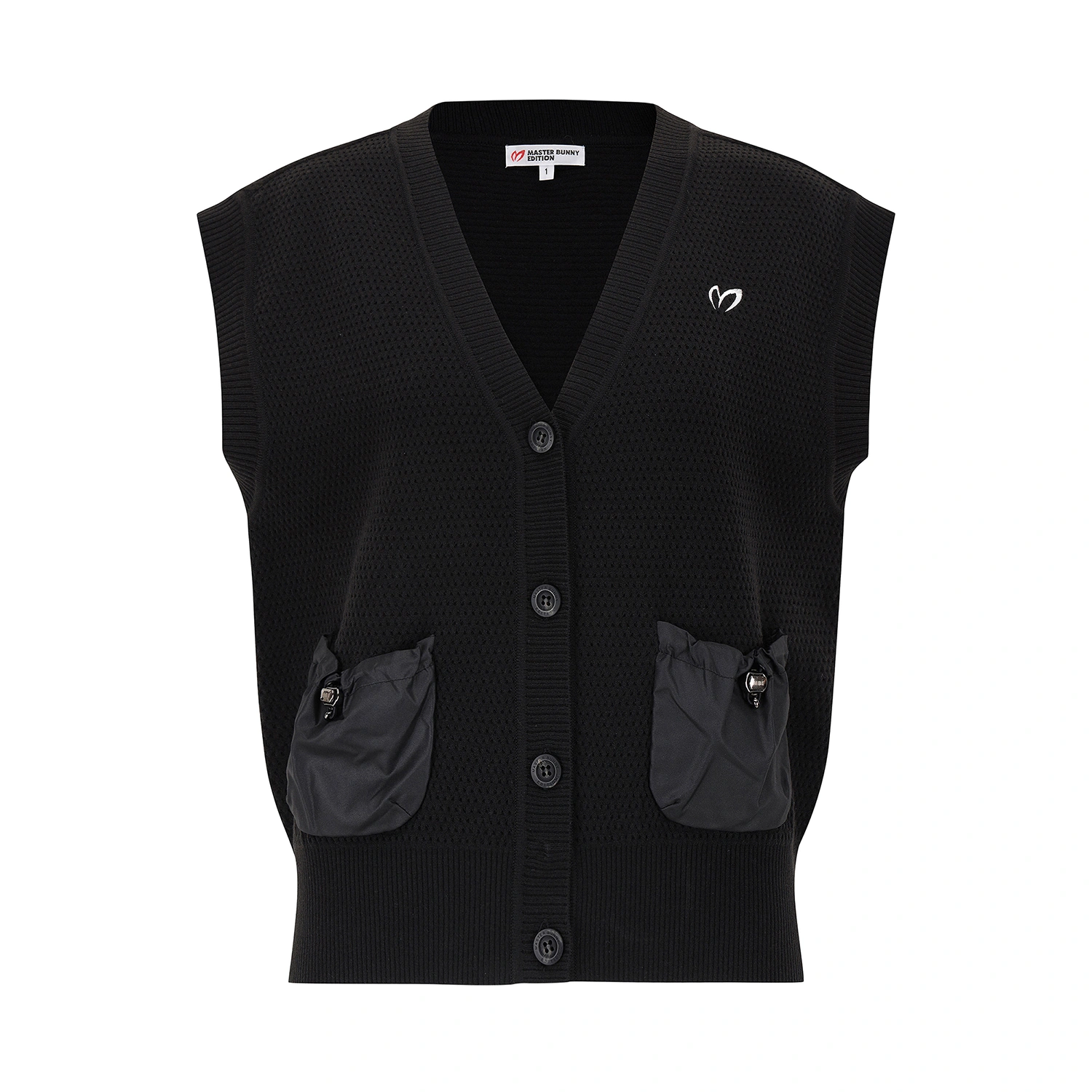 Áo vest golf nữ — Master Bunny Edition (Đen) — Master Bunny Edition | Seoul Golf Fashion