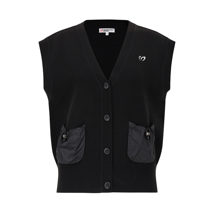 Áo vest golf nữ — Master Bunny Edition (Đen) — Master Bunny Edition | Seoul Golf Fashion
