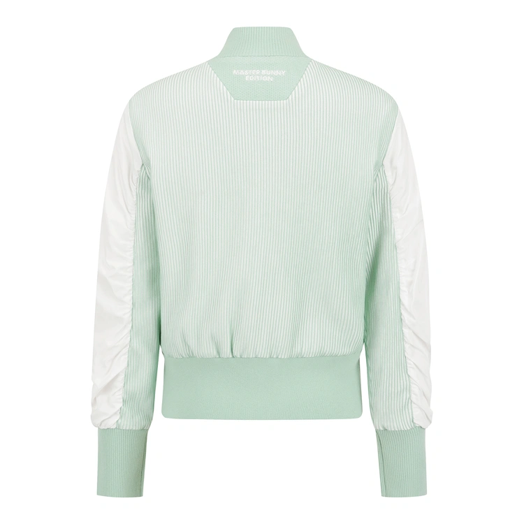 Áo khoác golf nữ cổ trụ phom dáng bomber xanh mint — ảnh 2