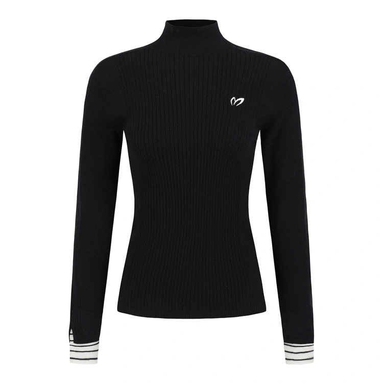 Áo knit golf nữ — Master Bunny Edition (Đen) — Master Bunny Edition | Seoul Golf Fashion