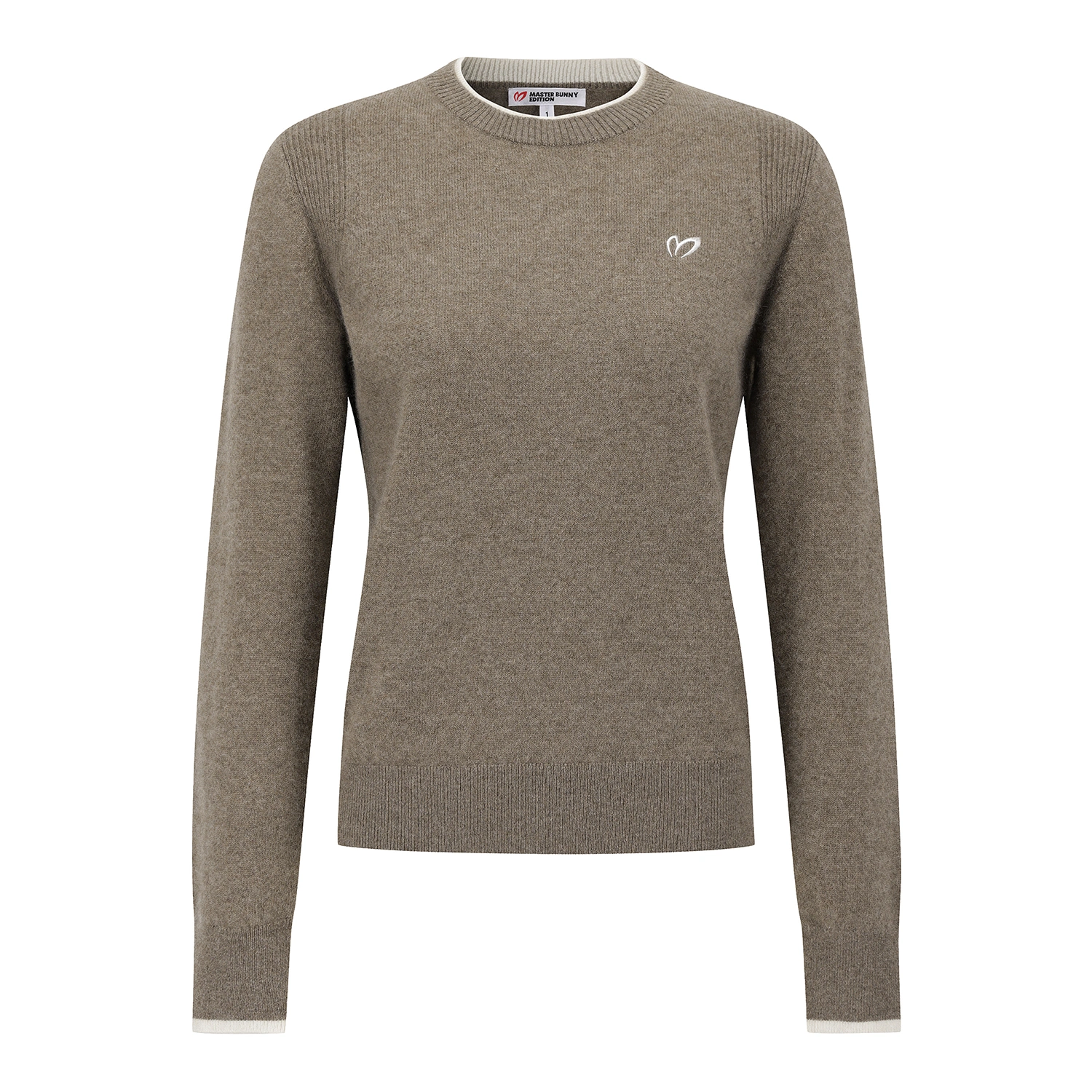 Áo knit golf nữ — Master Bunny Edition (Nâu) — Master Bunny Edition | Seoul Golf Fashion
