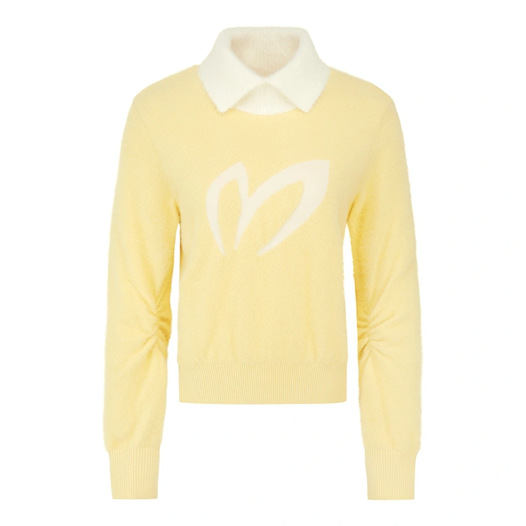 Áo knit golf nữ — Master Bunny Edition (Vàng) — Master Bunny Edition | Seoul Golf Fashion