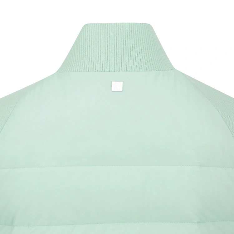 Áo vest golf nữ cổ cao khóa chéo màu xanh mint — ảnh 5