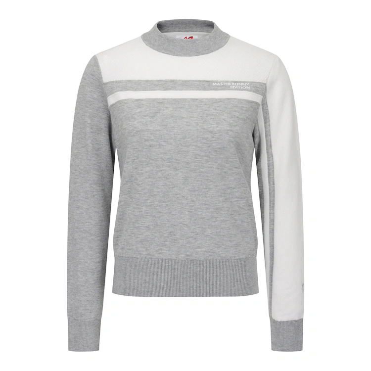 Áo knit golf nữ — Master Bunny Edition (Xám) — Master Bunny Edition | Seoul Golf Fashion