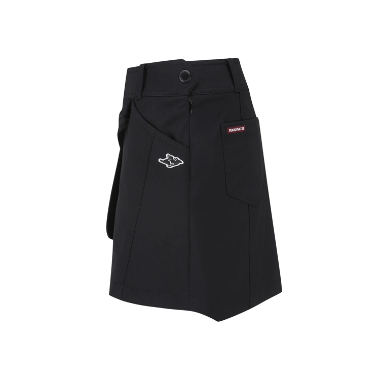 Váy golf nữ dáng chữ A phối túi nhỏ màu đen — ảnh 4