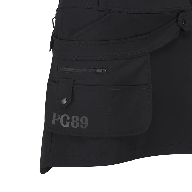 Váy golf nữ dáng chữ A phối túi nhỏ màu đen — ảnh 5