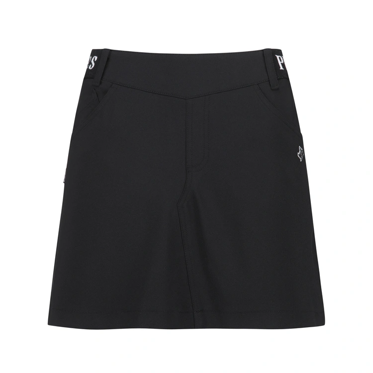 Váy golf nữ dáng chữ A màu đen — Pearly Gates | Seoul Golf Fashion