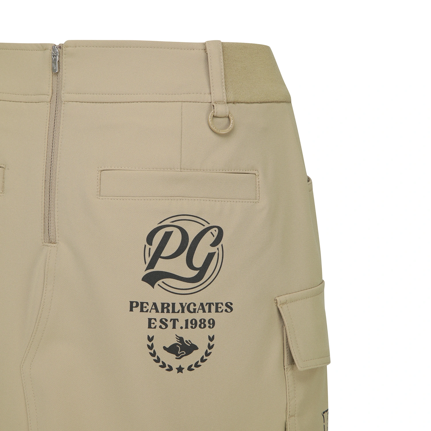 Chân váy golf nữ dáng chữ A màu be — ảnh 5