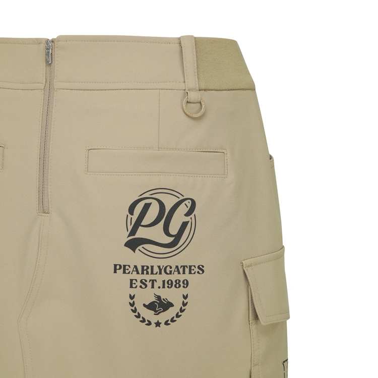 Chân váy golf nữ dáng chữ A màu be — ảnh 5