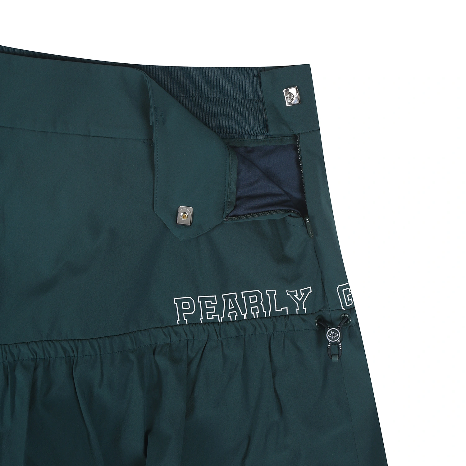 Váy golf nữ dáng chữ A xếp ly màu xanh lá — ảnh 5