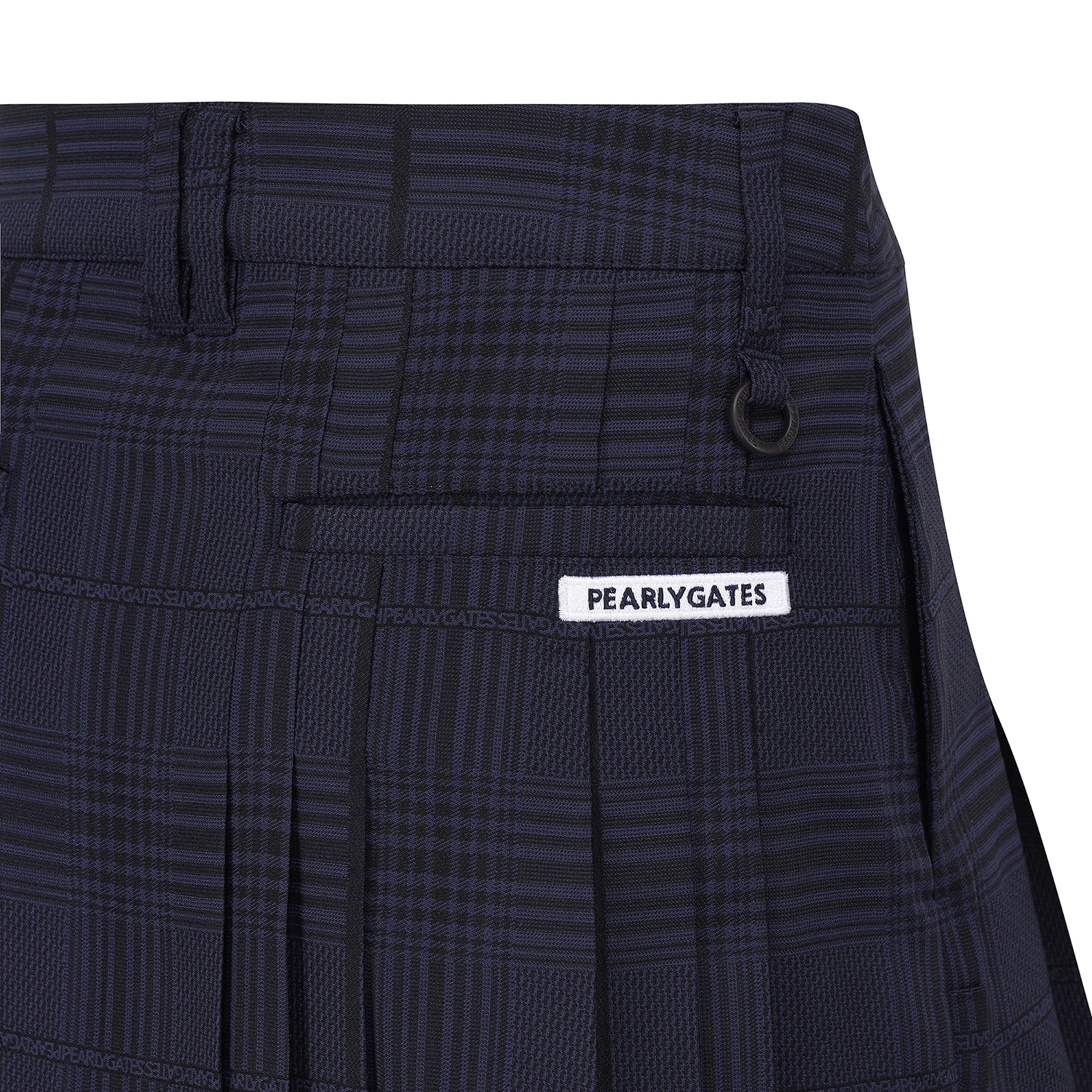 Chân váy golf nữ xếp ly kẻ caro xanh navy — ảnh 5