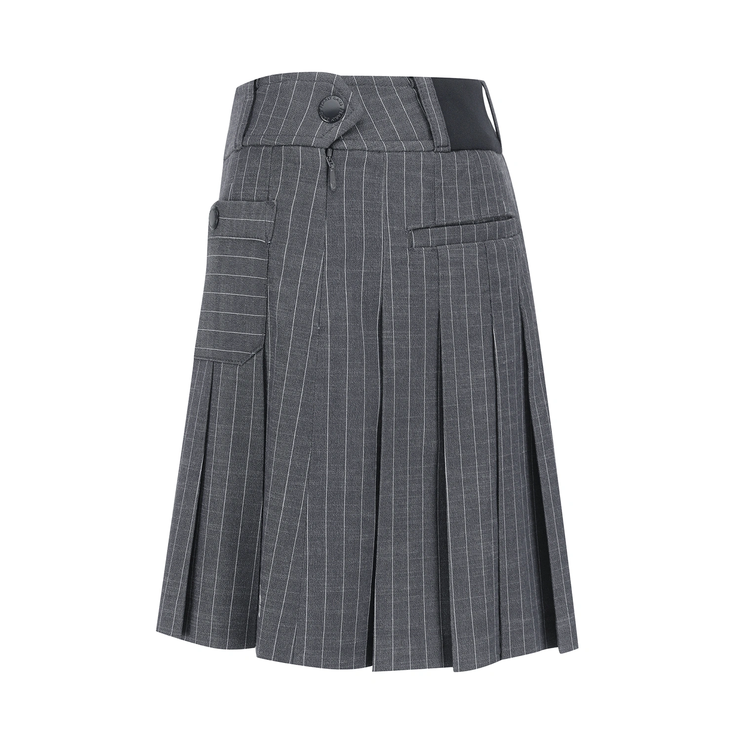 Chân váy golf nữ xếp ly sọc xanh navy — ảnh 4