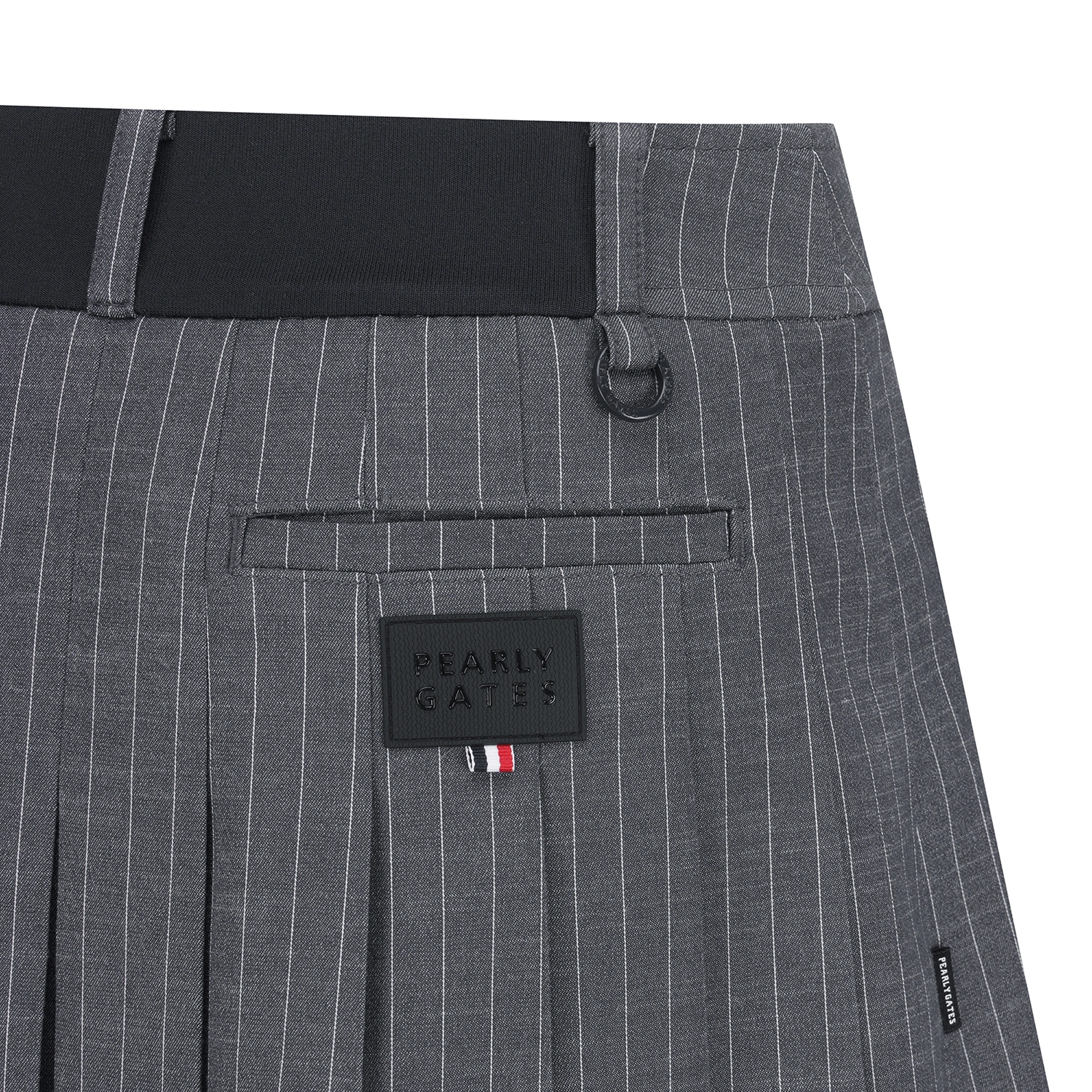 Chân váy golf nữ xếp ly sọc xanh navy — ảnh 5