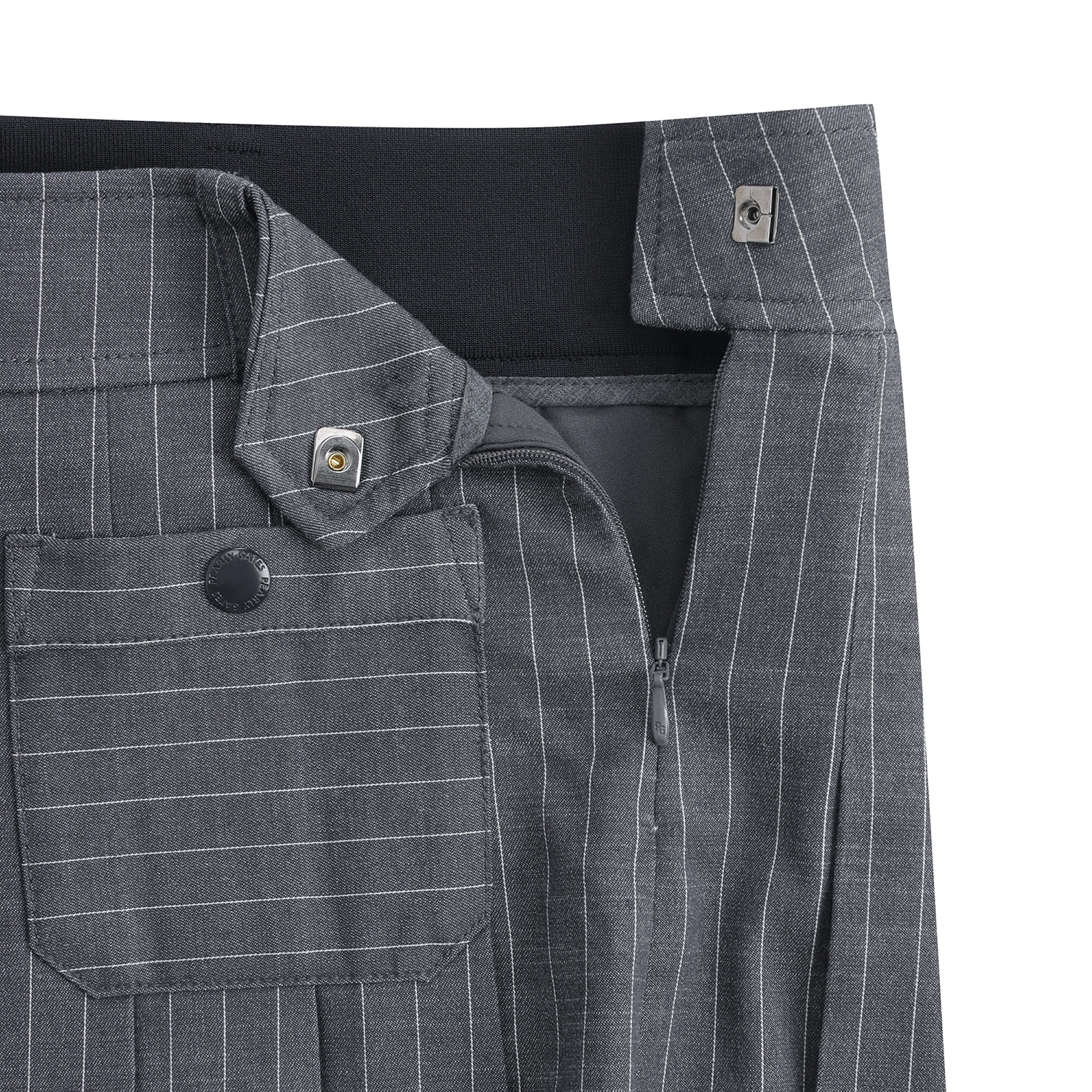 Chân váy golf nữ xếp ly sọc xanh navy — ảnh 6