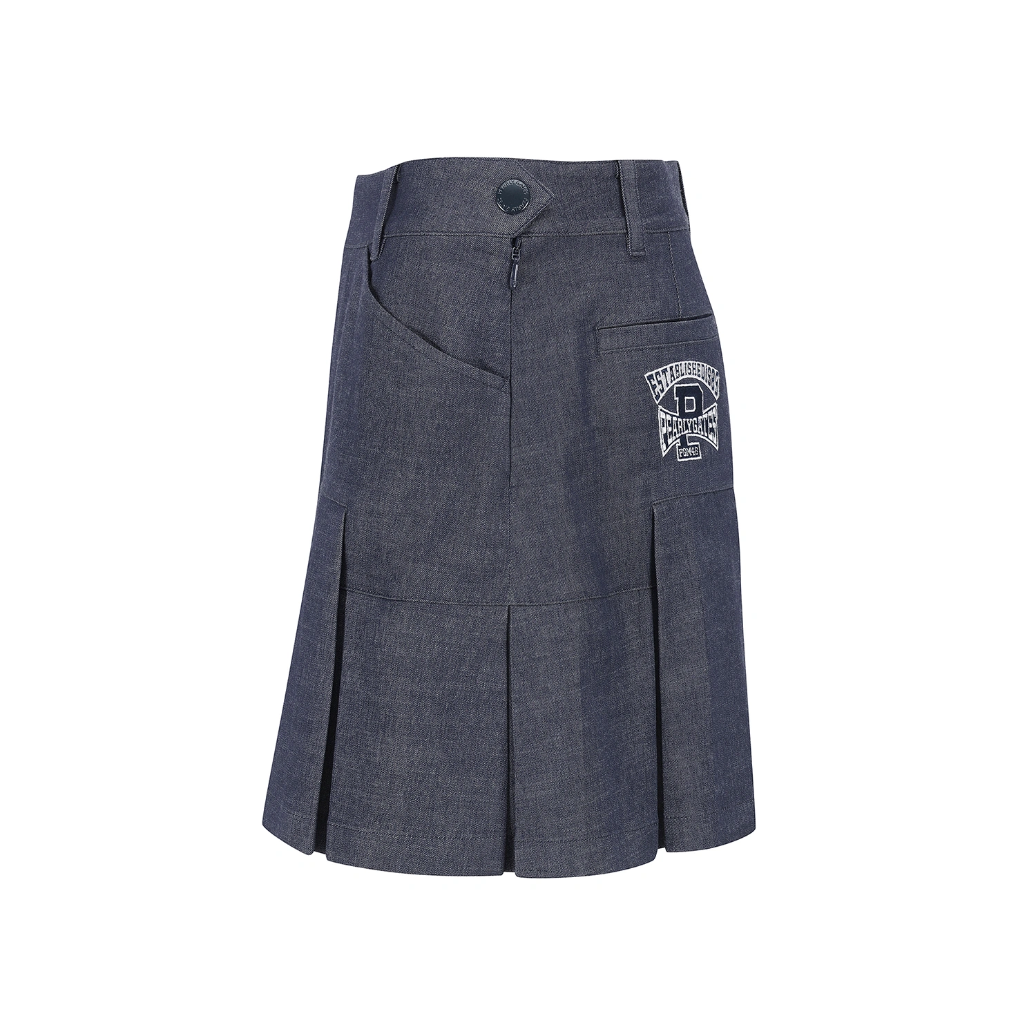 Chân váy golf nữ xếp ly xanh navy — ảnh 4