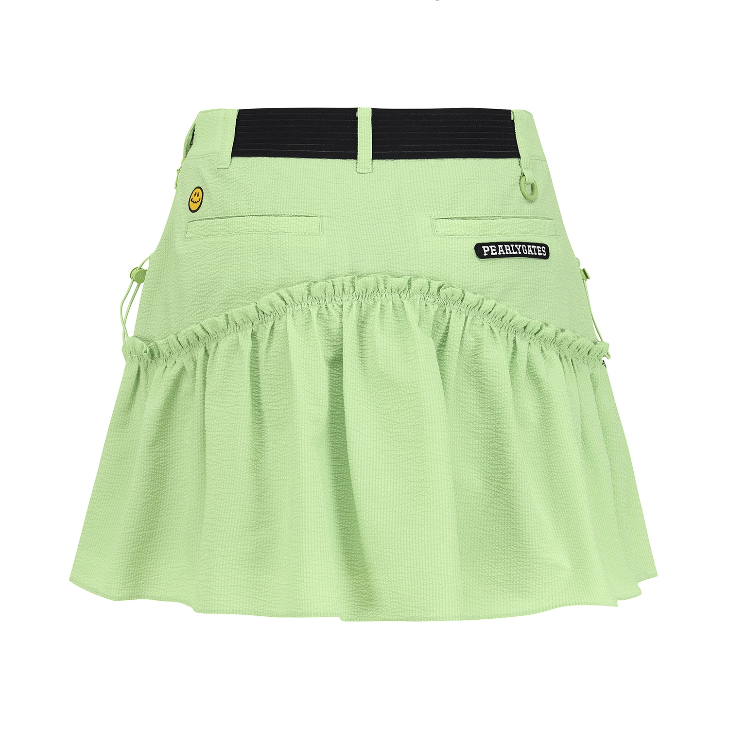 Váy golf nữ dáng xòe chi tiết bèo màu xanh lá — ảnh 3