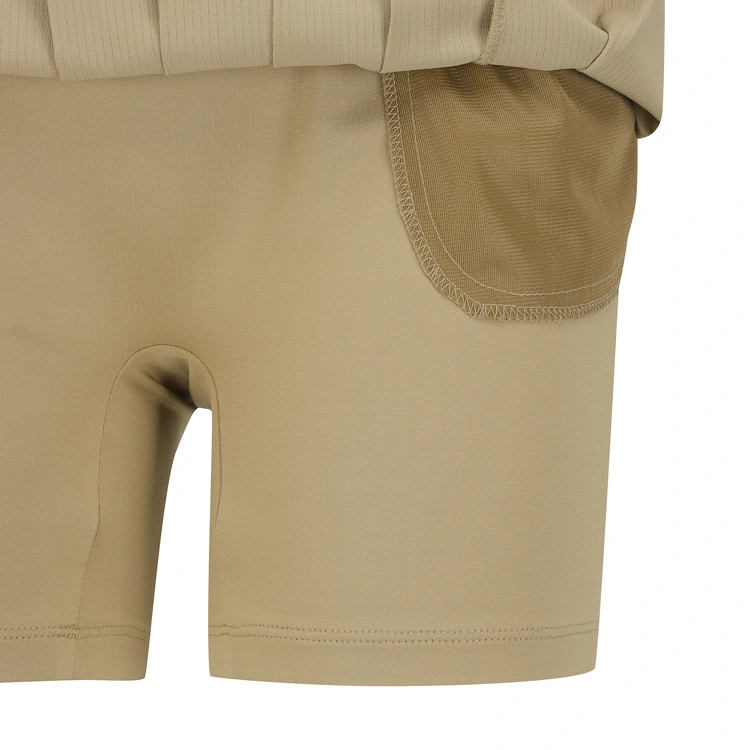 Chân váy golf nữ xếp ly màu be — ảnh 5