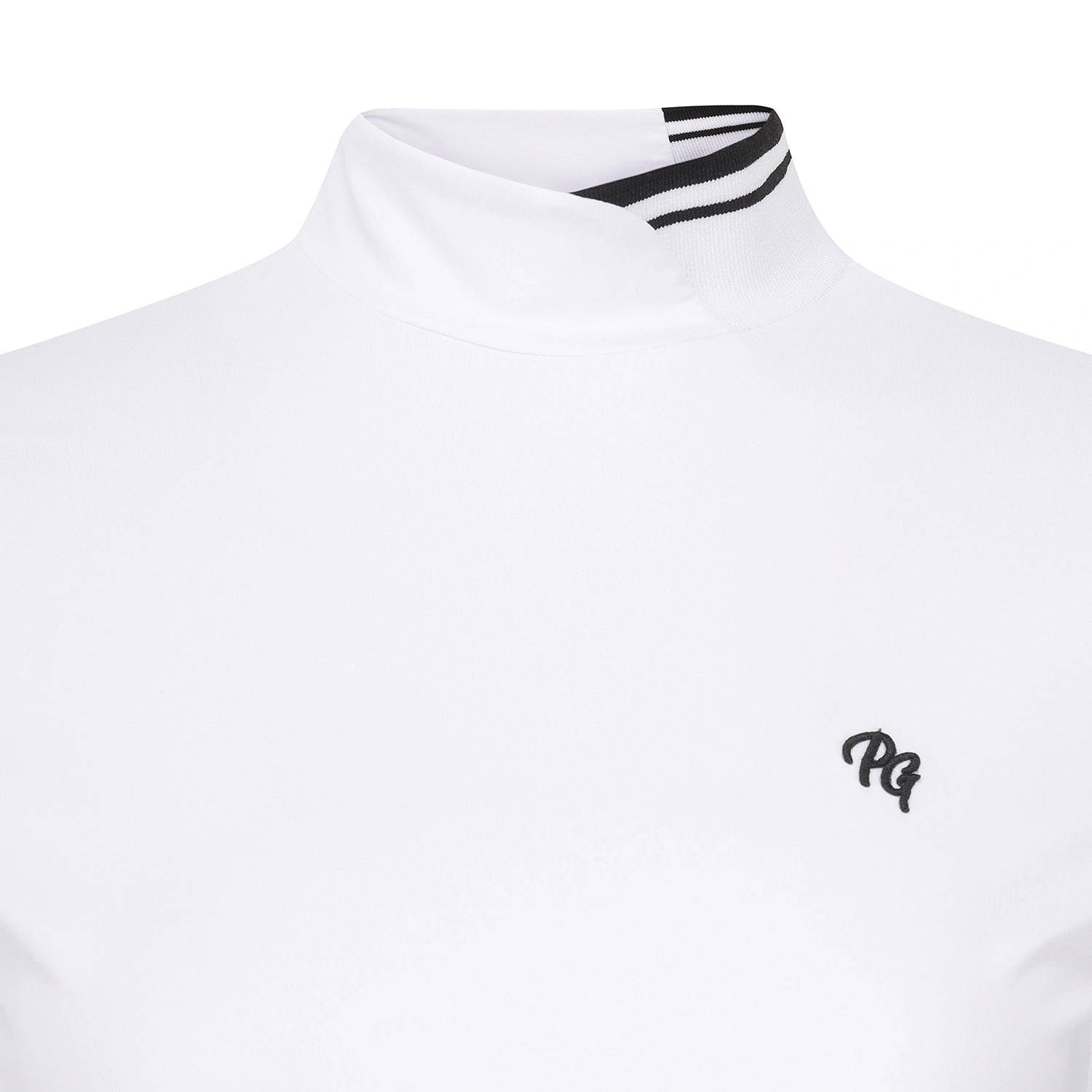 Áo golf nữ tay lỡ cổ cao phối viền sọc trắng — ảnh 3